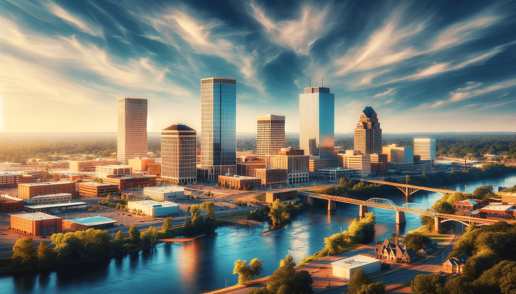 Picture of downtown Little Rock, Arkansas